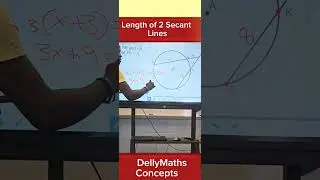 Length of 2 secant line 
