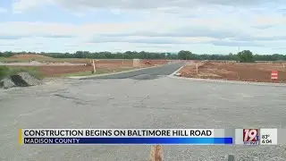 Construction Begins on Baltimore Hill Road | May 30, 2023 | News 19 at 