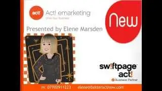 How to Use Act emarketing Template Editor from Swiftpage
