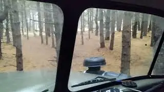 В кабине Урала 4320