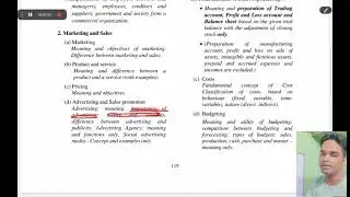 icse commercial studies syllabus 2023 || icse class 10 commercial studies reduced syllabus 2023