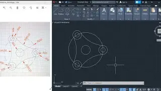 Spanner In AutoCAD Practice drawing