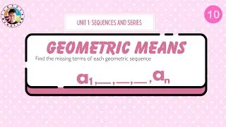 Geometric Means [Example 1-5]