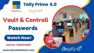 Managing Tally Vault and User Password Protection in Tally Prime 6.0