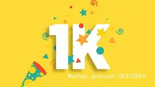MUCHAS GRACIAS GESTORES | CUPON 1000SUBS