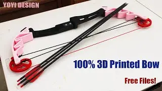100% 3D Printed Compound Bow | Archery | Outdoor toys | Spot tools| Full 3D printed