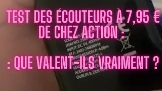 Test des écouteurs à 7,95 € de chez Action : Que valent-ils vraiment ?