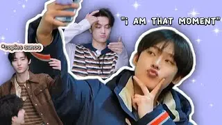 Sunoo and his unhealthy obsession with taking selcas of himself
