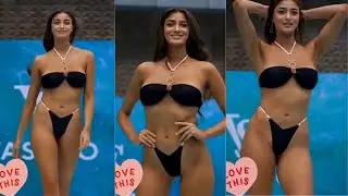 Dimple Hayati Bikini In Slow Motion 4K #dimplehayati