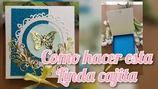 Como hacer una linda cajita|paso a paso|facil de hacer