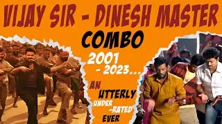 Thalapathy Vijay And Dance Master Dinesh Combo | 2001-2023 | Tamil | Vaai Savadaal