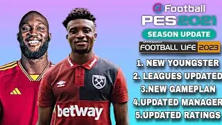 Pes 2021 Option File | Football Life 2023/2024 | Patch 23/24 | Transfer Update