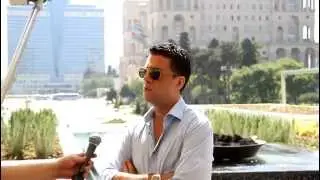 Zeljko Joksimovic - Interview in Baku Eurosong Azerbaijan