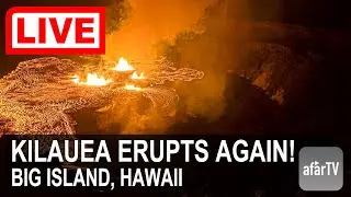 🔴 Live Now:  24/7 Kilauea Volcano Watch in Hawaii (Multi-cams)