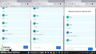 quick demo of a real-time web chat app - Spring Boot (WebSocket) & Angular