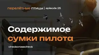 Что у пилота в сумке? Полное содержимое | С чем мы ходим на рейс | Перелётные птицы