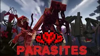 I tried surviving in HARDCORE MINECRAFT S&R Parasites and its VERY Intense...