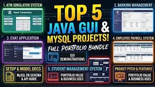Top 5 Java GUI Projects with MySQL Database You Must Try in 2026 (With Code & PPT)