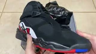 Jordan 8 Retro Playoffs 2023 UNBOXING!!