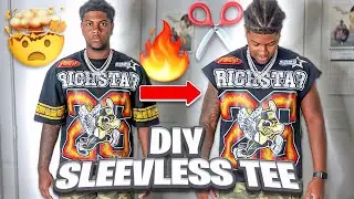 How to Make a Sleeveless Tee from Any Shirt (DIY)