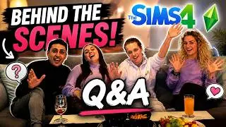 Chaos Behind The Scenes 😂 | Q&A + Sims 4 IRL