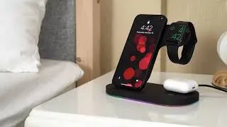 SIATOES Charging Station Charging Pad for Apple iPhone Airpod