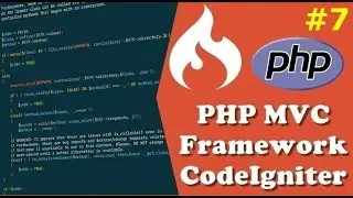 CodeIgniter PHP Tutorial for Beginners |Creating user model|#7