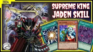 ZOMBIE DECK WITH SUPREME KING JADEN SKILL | Gameplay AUGUST 2024 | Yugioh Duel Links