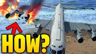 How I Recreated Insane EMERGENCY LANDINGS in Lego