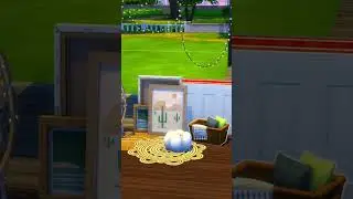faux wainscoting in the sims 4! #shorts #sims4