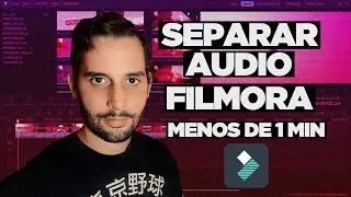 como SEPARAR/QUITAR el AUDIO de un VIDEO en FILMORA