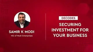 Mr. Samir K Modi talks about secured investment | ET GrandMasters Class