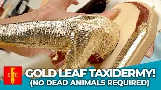 Making Gold Leaf Taxidermy