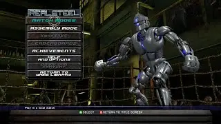 REAL STEEL THE VIDEO GAME - CREATING A ROBOT FROM SCRATCH (METRO & MIDAS) PART 1