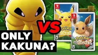 Can A Kakuna That Only Knows Harden Beat Pokémon Let's Go Pikachu / Eevee? (No Candy)