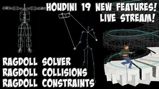 Pop Up Live Stream on Ragdoll Solver / Partial Ragdolls / H19 Ragdoll New Features!