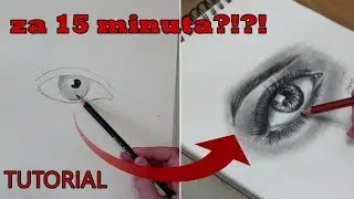 Kako nacrtati oko - TUTORIAL