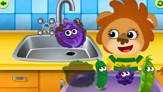 Kids Learn Fruits and Vegetables With Funny Food - Gameplay Video | Games for Kids