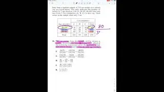 ACT Math 36 in 60 Probability Without Replacement