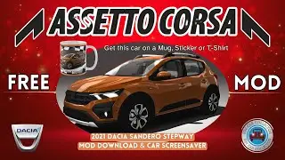 Dacia Sandero Stepway 2021 - FREE Assetto Corsa Cars Mods FREE Download #assettocorsa #acmods