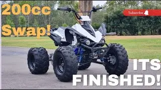 200cc Swapped Kids Quad FINISHED Part 2