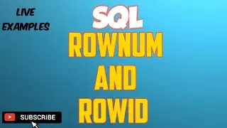 Most important in SQL Rownum and Rowid || SQL || SQL Tutorials || 2021 || Priya Tech Tutorials👩‍💻
