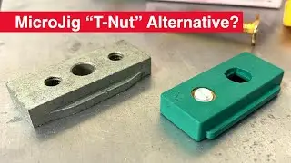 Aww, NUTS!  MicroJig ZEROPLAY Miter Stop vs. Shopsmith "T-Nuts"