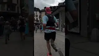 Julien Veysseyre boucle la 💚 #MCC sur sa lame🦿en 06:09:39 ! HOKA UTMB Mont-Blanc 2024