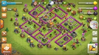 Your base reviews, your clan reviews and live attacks or raids.