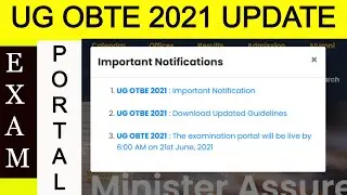 UG OBTE 2021 UPDATE| Gauhati University Online Exam 2021