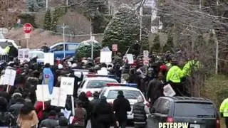 OTTAWA POLICE CLASH WITH CONGO PROTEST AT EMBASSY DEC 2011