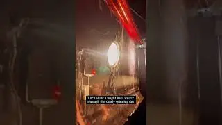 Lighting hack using a light dimmer for a fan! 🎥💡‼️