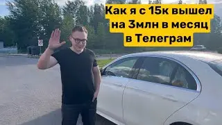 Как я с 15к вышел на 3 млн в месяц в Телеграм