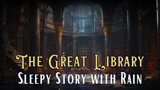 💤 A Relaxing Rainy Story 💤 The Great Library of Alexandria | Bedtime Story for Grown Ups